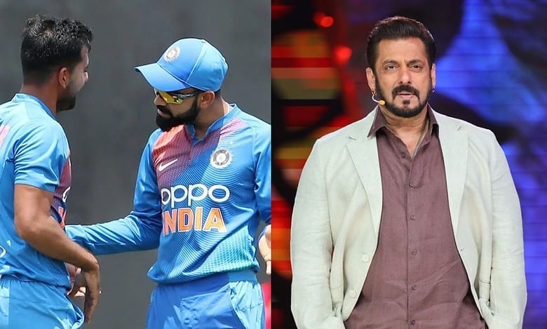 Deepak Chahar, Virat Kohli and Salman Khan