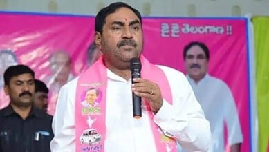 BRS Leader Errabelli Dayakar Rao addresses a meeting