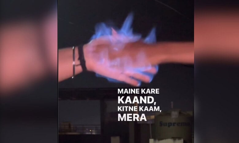 Diwali fire handshake