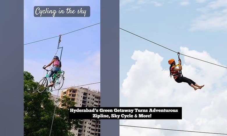 Sky-cycling and Zip-lining