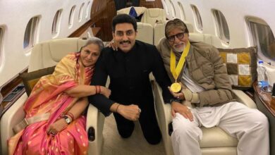 Jaya, Abhishek and Amitabh