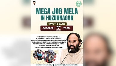 Job fair in Telangana's Huzurnagar on Oct 25 and 26