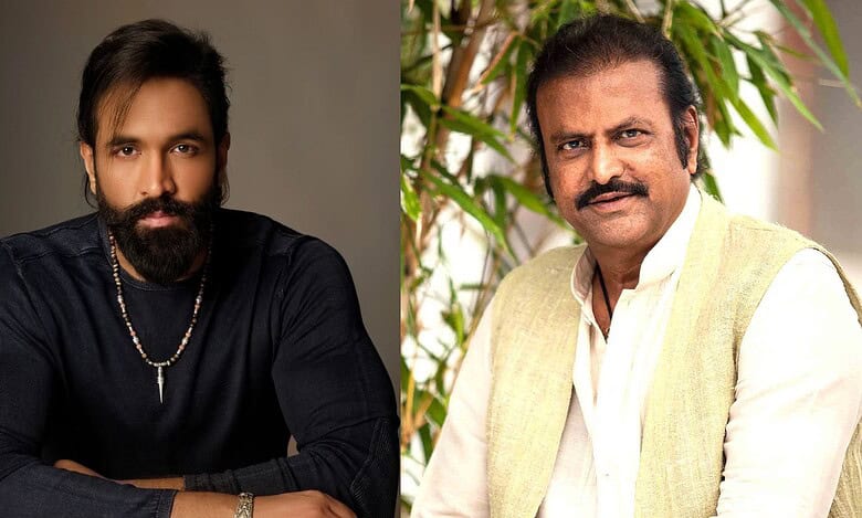 Vishnu Manchu and Mohan Babu