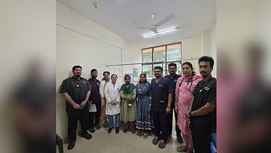 The NIMS team that performed the Pulmonary Artery Denervation procedure.