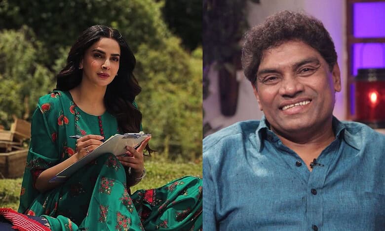 Saba Qamar and Johnny Lever