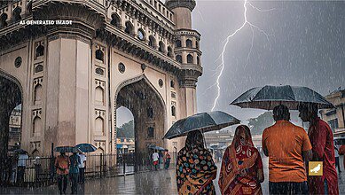 Rains in Hyderabad
