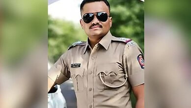 Sub-inspector Gopal Badane, accused in Maharashtra doctor's suicide case