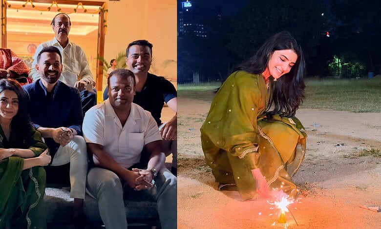 Samantha's Diwali celebrations