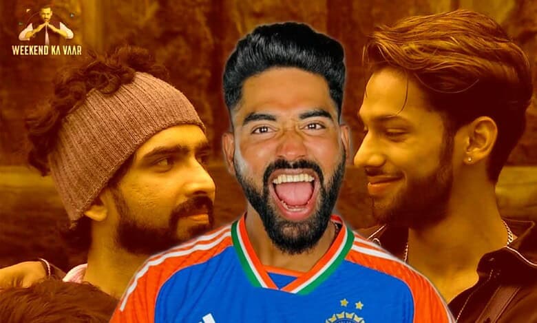 Bigg Boss 19 contestants and Mohammed Siraj