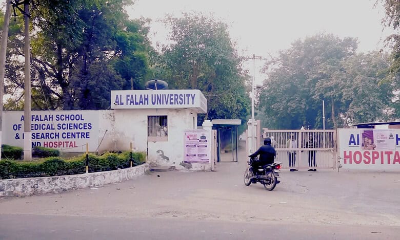 Al Falah University in Dhauj, Haryana where doctors accused in the Delhi Blast worked.