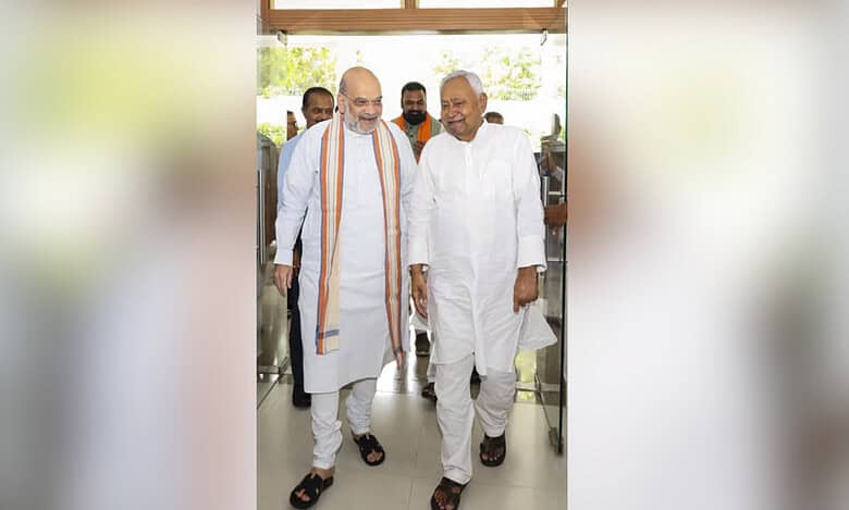 Amit Shah and Nitish Kumar