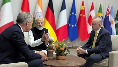 Anthony Albanese, PM of Australia and Mr. Mark Carney, PM of Canada of G20 Summit