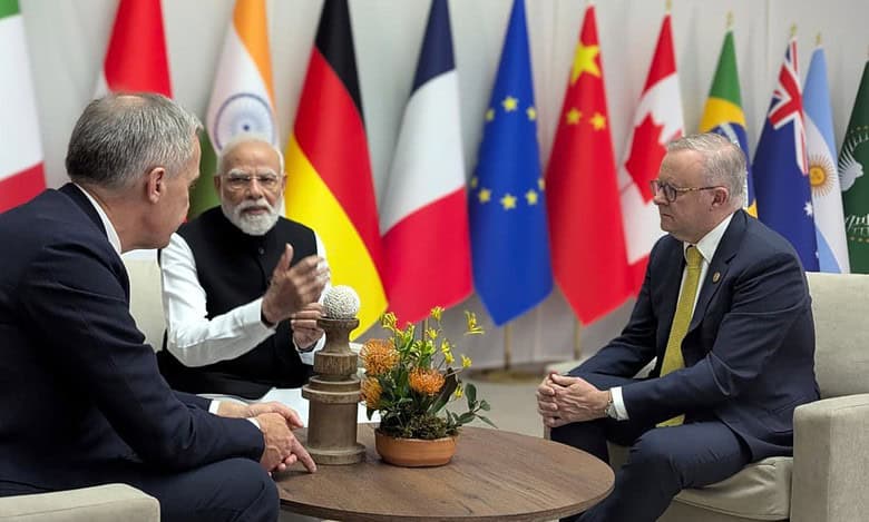 Anthony Albanese, PM of Australia and Mr. Mark Carney, PM of Canada of G20 Summit