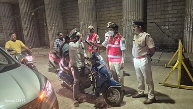 Cyberabad police books 529 cases of drunk driving over the weekend