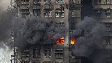 high-rise towers in Hong Kong