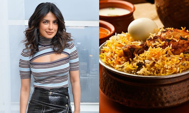 Priyanka Chopra raves about Hyderabadi Biryani
