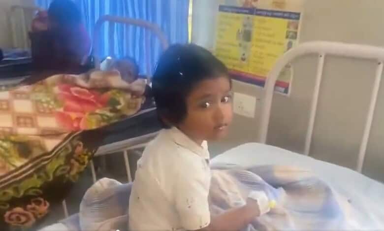 A girl admitted to the government hospital in Nalgonda