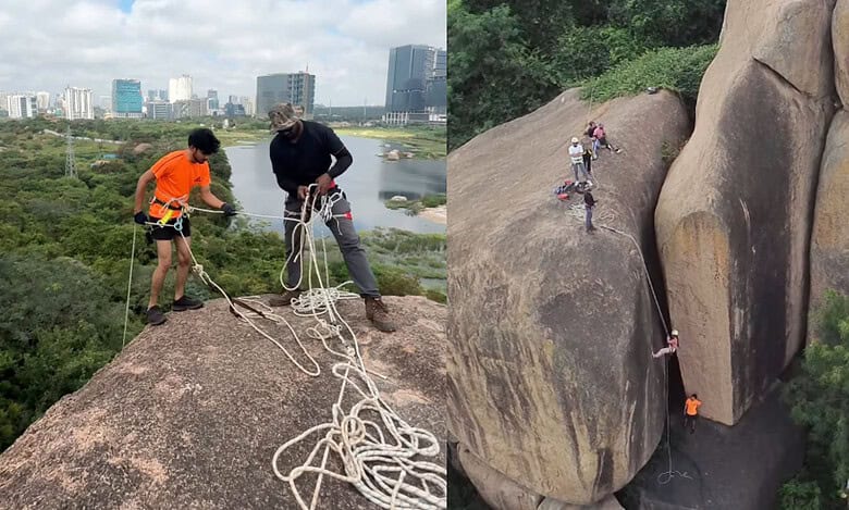 Explore the best place to do rappelling in Hyderabad