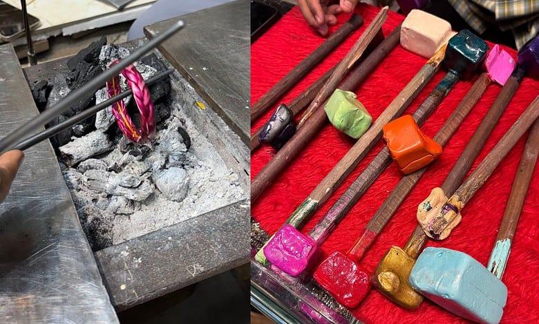 Laad Bazaar's new attraction: Live bangle making goes viral