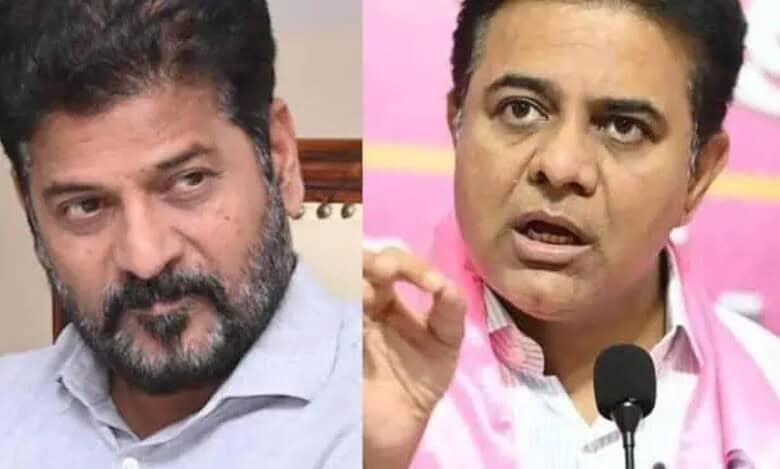 Telangana CM Revanth Reddy and BRS Working president KTR