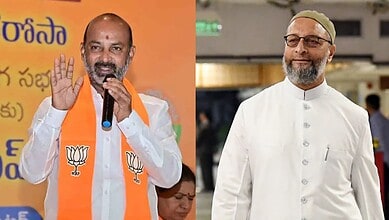 Bandi Sanjay Asaduddin Owaisi