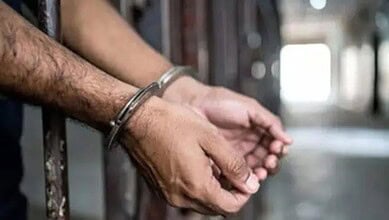 Representational image of an arrested person