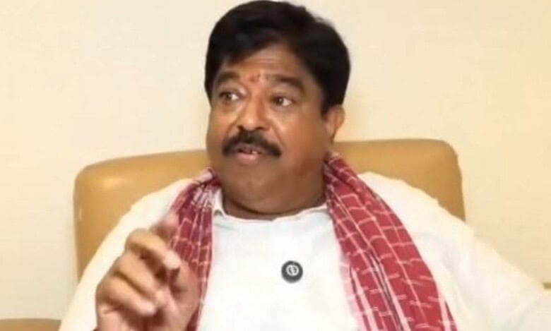 Chinna Srisailam Yadav speaks to the media