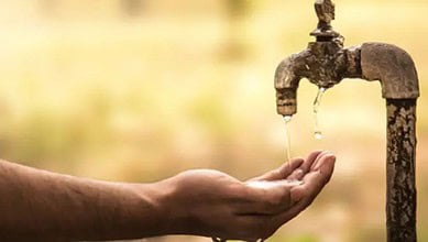 drinking water