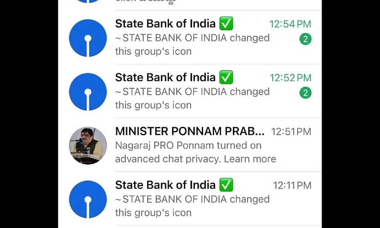 WhatsApp groups of Telangana ministers hacked