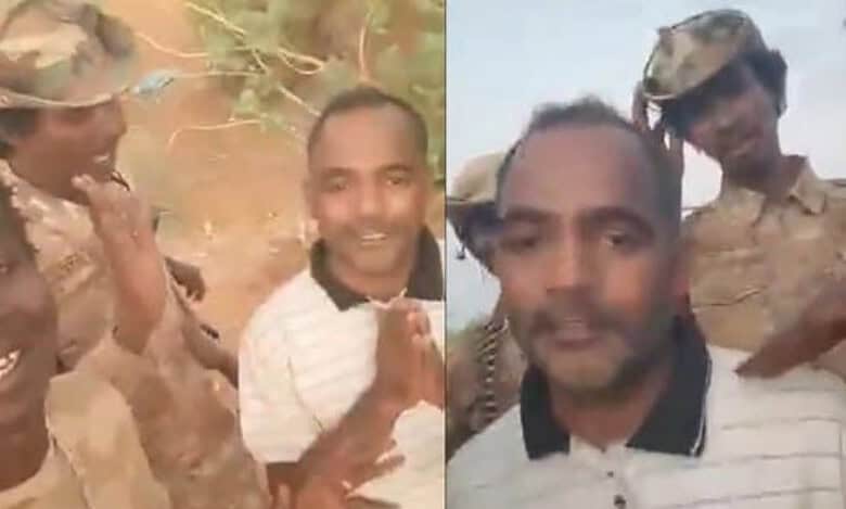 Indian national Adarsh Behera seen surrounded by RSF soldiers in Sudan, appearing to plead for help in a video.