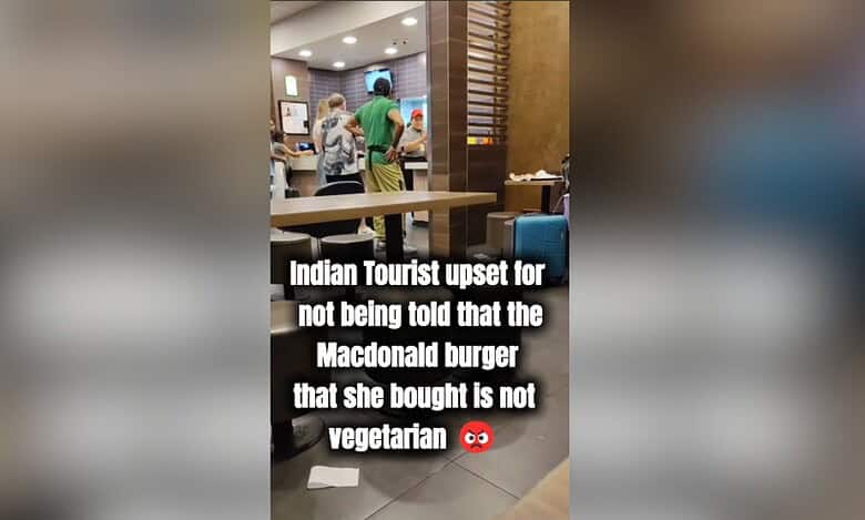 Indian woman outraged after being served non-veg burger at Malaysian McDonald's