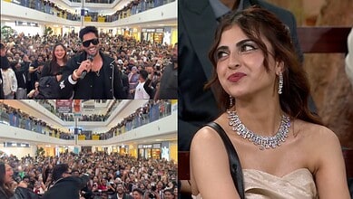 Baseer Ali cheers for Farrhana Bhatt
