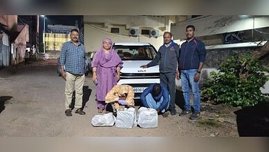 Two caught smuggling ganja in Hyderabad