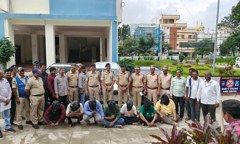 Ten arrested by Amberpet police for abduction