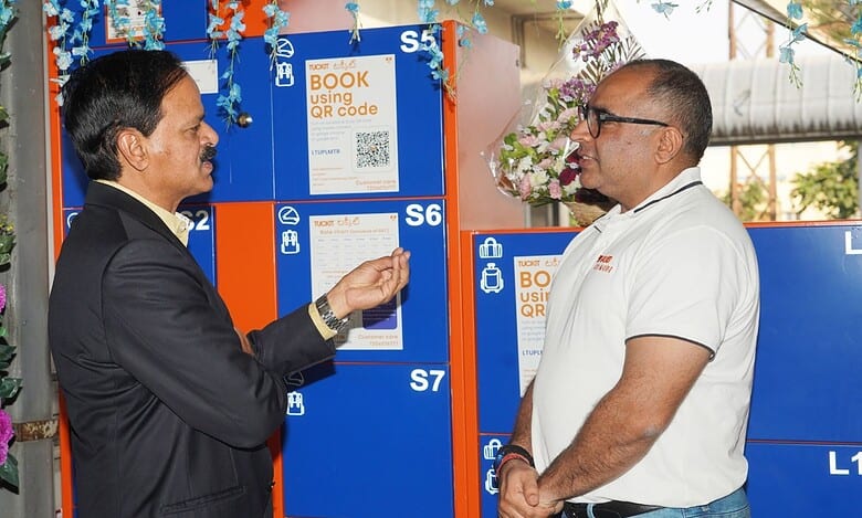 Lockers at Hyderabad metro