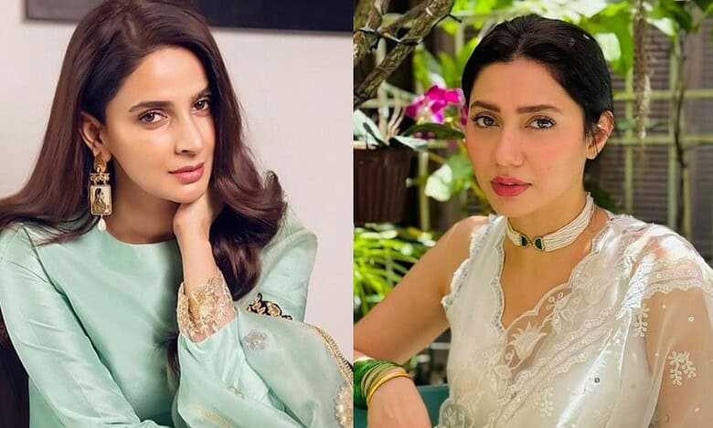 Saba Qamar and Mahira Khan