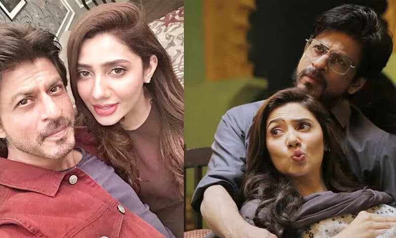 Shah Rukh Khan and Mahira Khan