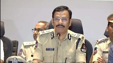 Hyderabad police commissioner VC Sajjanar