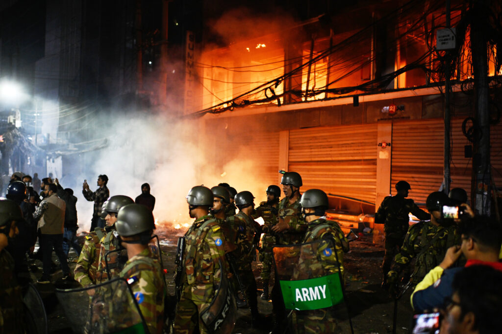 Protest in Dhaka, Bangladesh after Osama Hadi dies