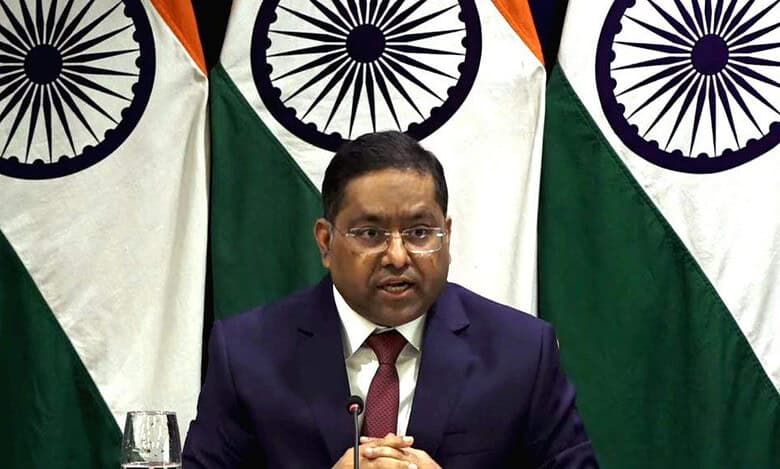 External Affairs Ministry spokesperson Randhir Jaiswal