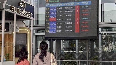 Stranded IndiGo passengers