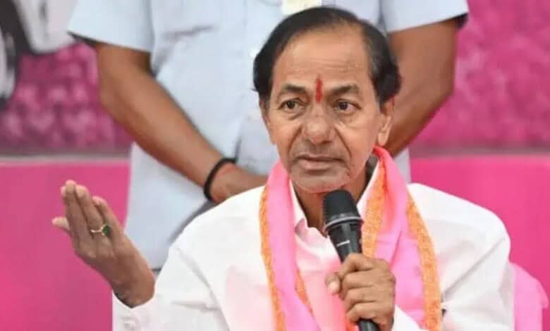 Former Telangana chief minister K. Chandrashekar Rao