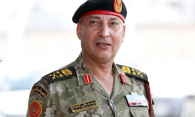 Libya's military chief Muhammad Ali Ahmad al-Haddad