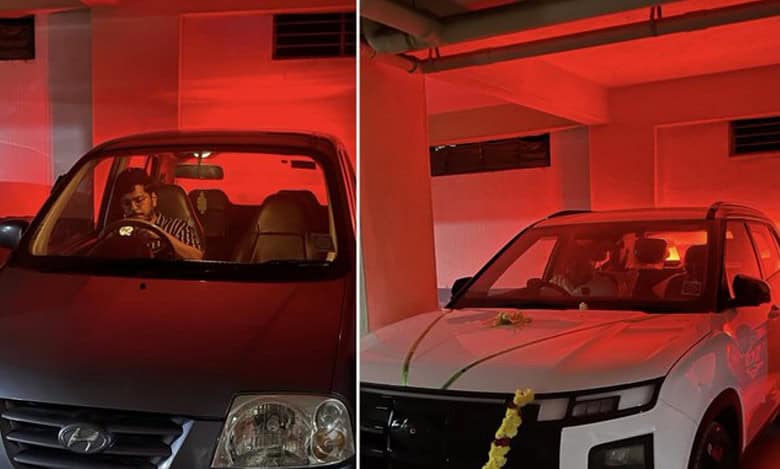 Man buys a new car after baby faces difficulty