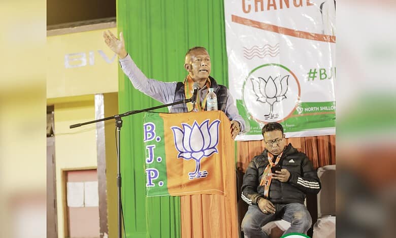 Meghalaya BJP chief spokesperson Mariahom Kharkrang