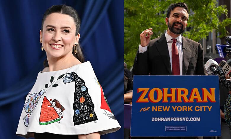 Ms Rachel in Inaugral Committe of Zohran Mamdani's block party