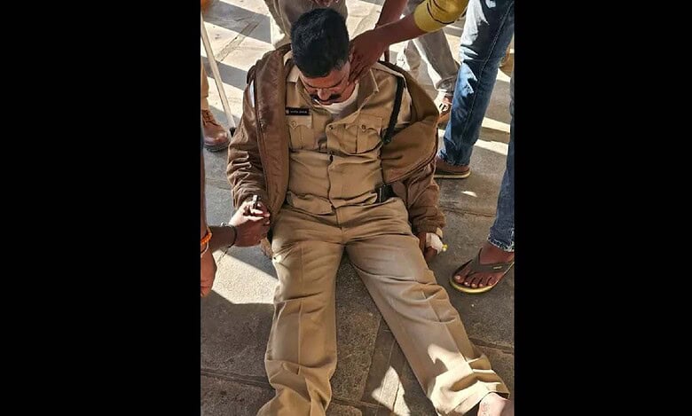 Police head constable Yagiri suffers heart attack