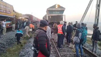 8 elephants killed after being hit by Rajdhani Express