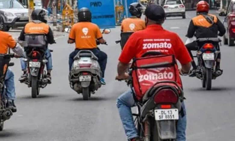 Gig workers in Hyderabad