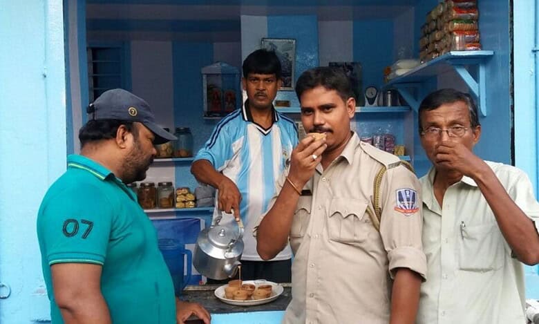 Argentina tea stall in Kolkata